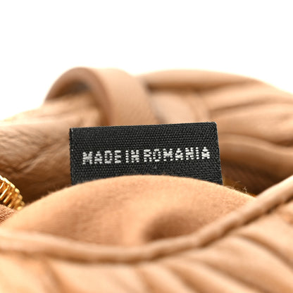Miu Miu Nappa Matelasse Micro Wander Hobo Caramel 7 of 10
