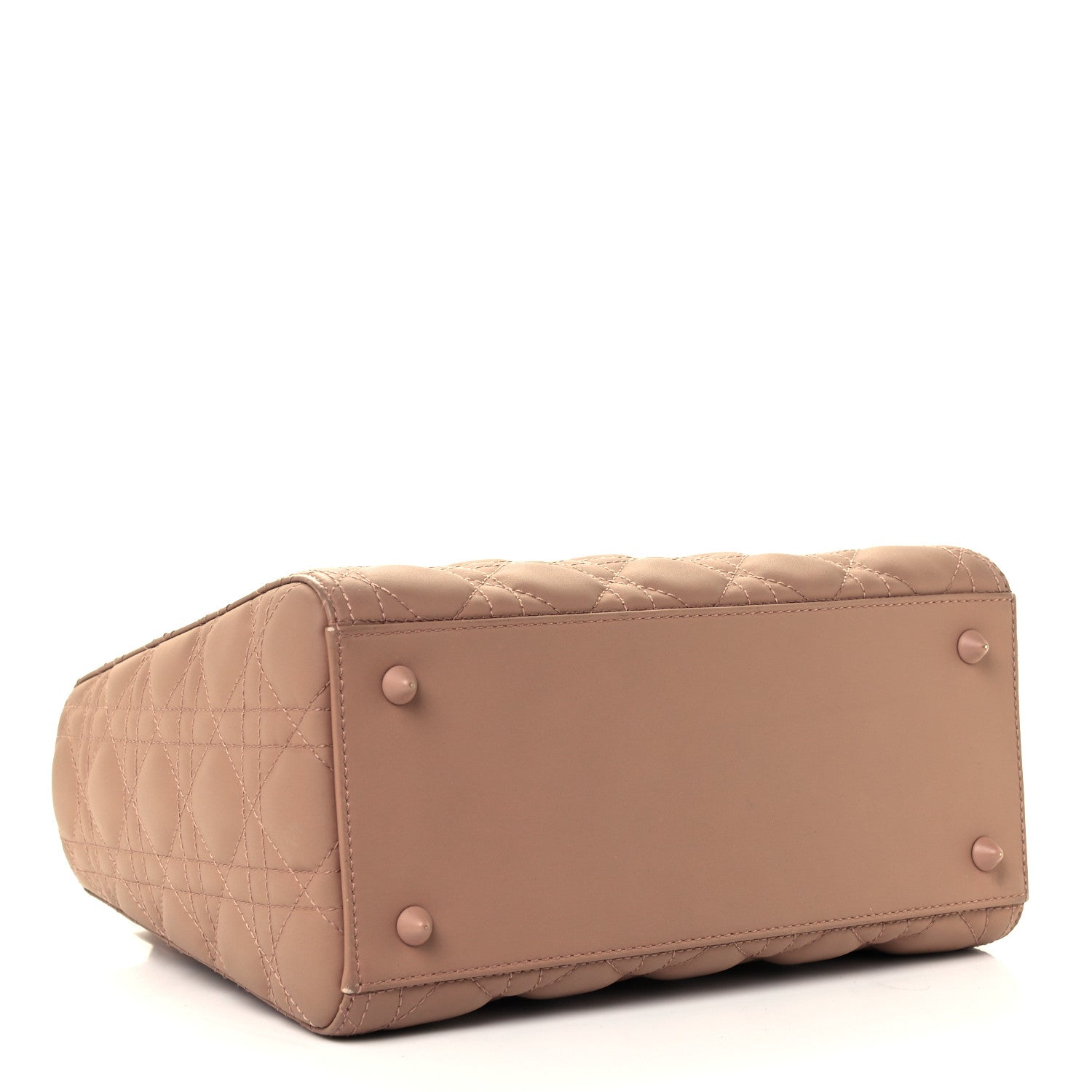 Christian Dior Ultra Matte Calfskin Cannage Medium Lady Dior Beige 4 of 10