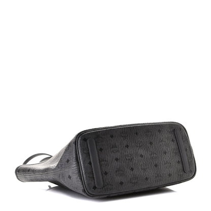 MCM Visetos Medium Project Reversible Shopper Tote Phantom Grey 3 of 4