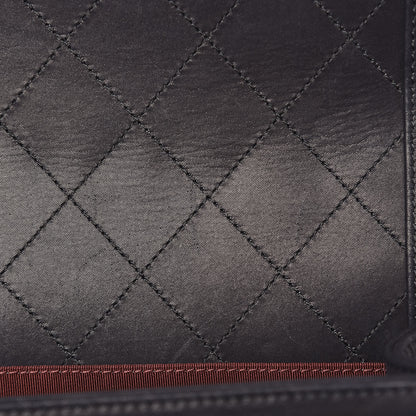 Chanel Shearling Iridescent Calfskin Medium Boy Flap Navy 12 of 15