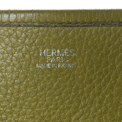 Hermes Taurillon Clemence Evelyne II PM Vert Chartreuse 5 of 18