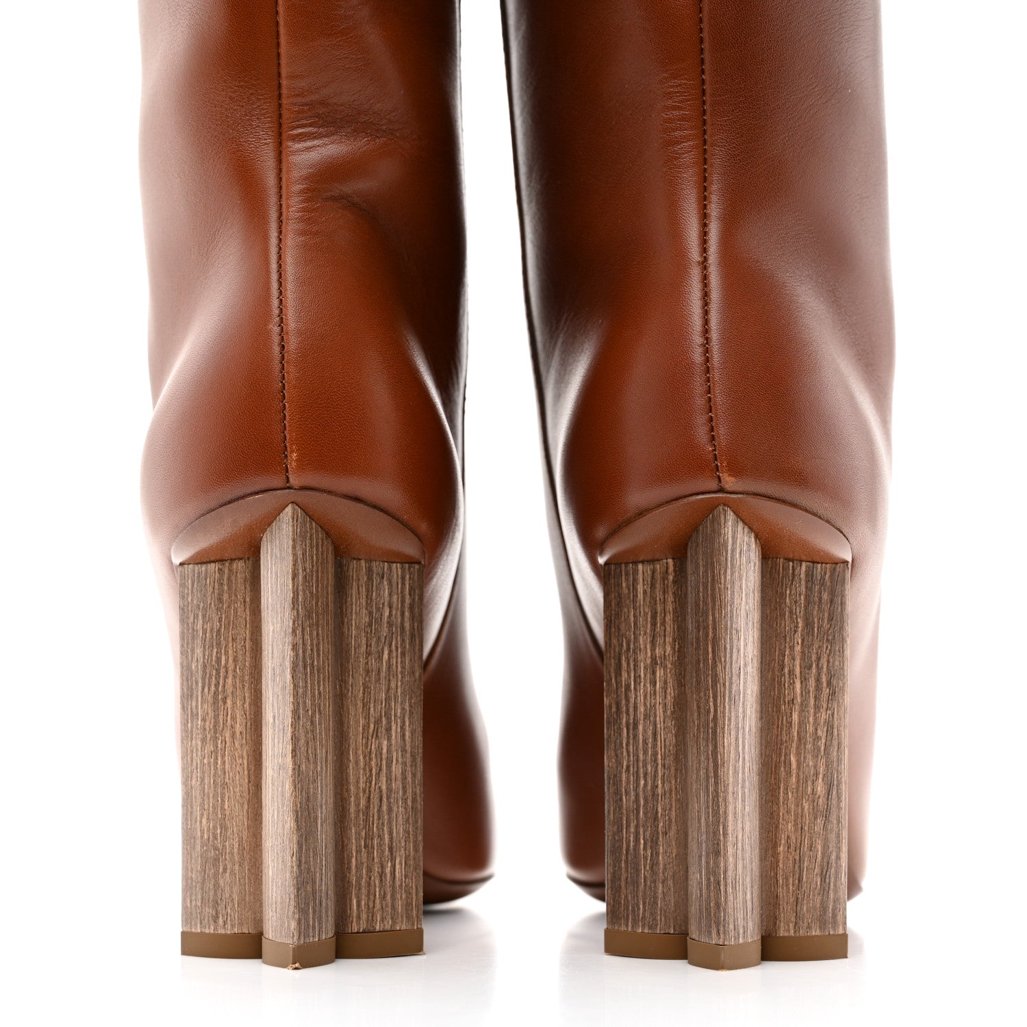 Louis Vuitton Calfskin Silhouette High Boots 36 Cognac 9 of 9