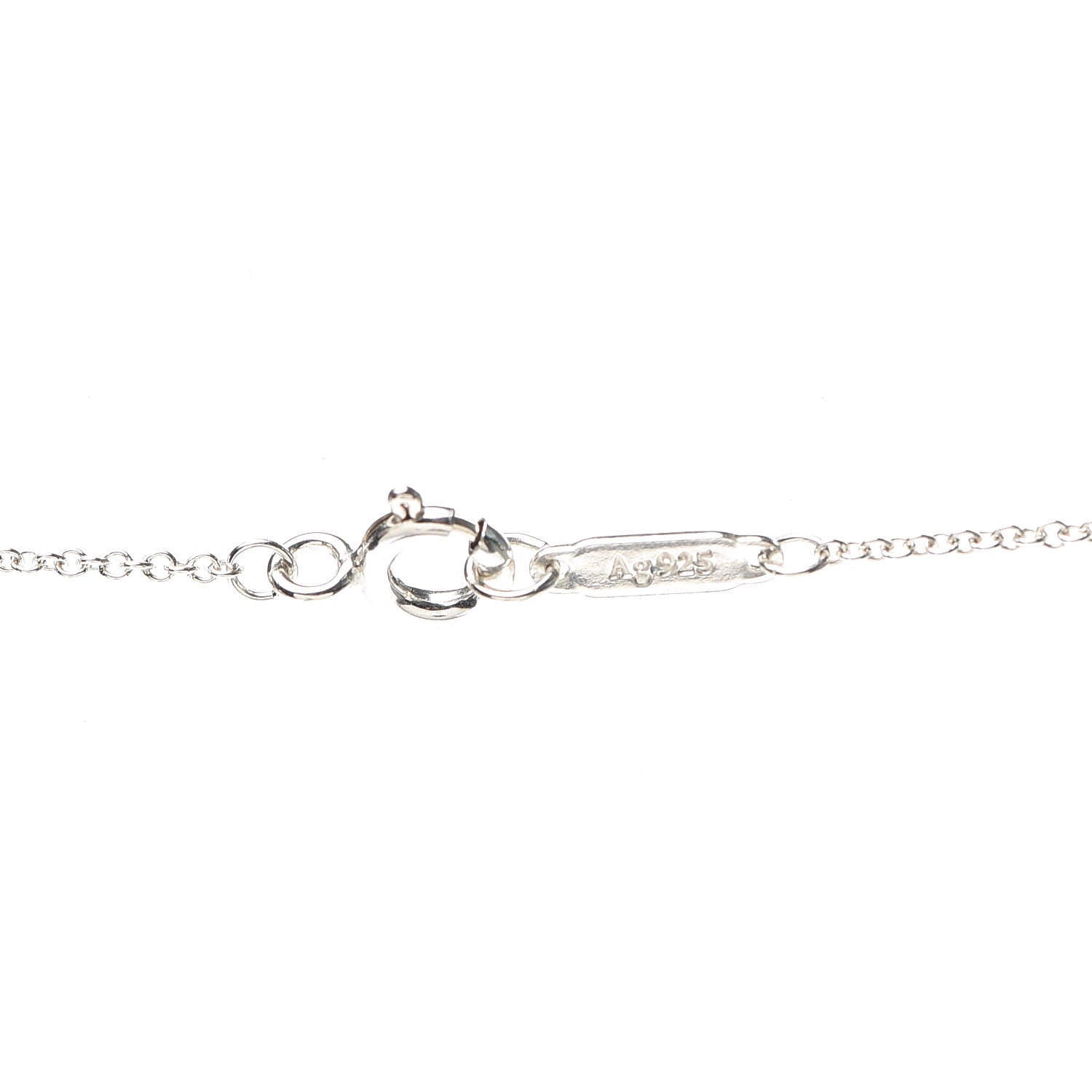 Tiffany Sterling Silver Mom Heart Tag Key Pendant Necklace 5 of 5