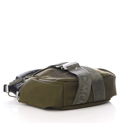 MCM Nylon Jemison Crossbody Loden Green 3 of 8
