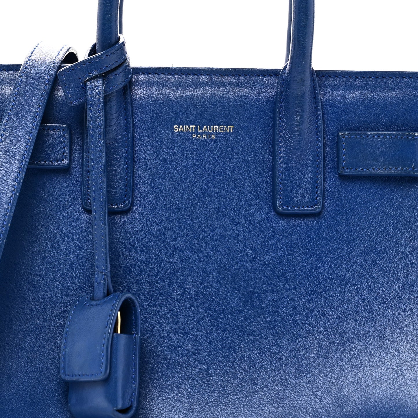 Calfskin Nano Sac De Jour Royal Blue