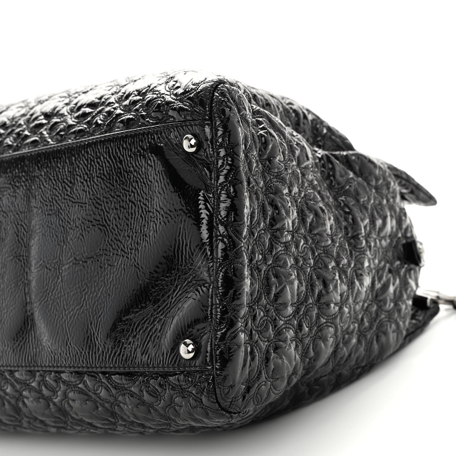 Chanel Vinyl Rock in Moscow Tote Black 12 of 12