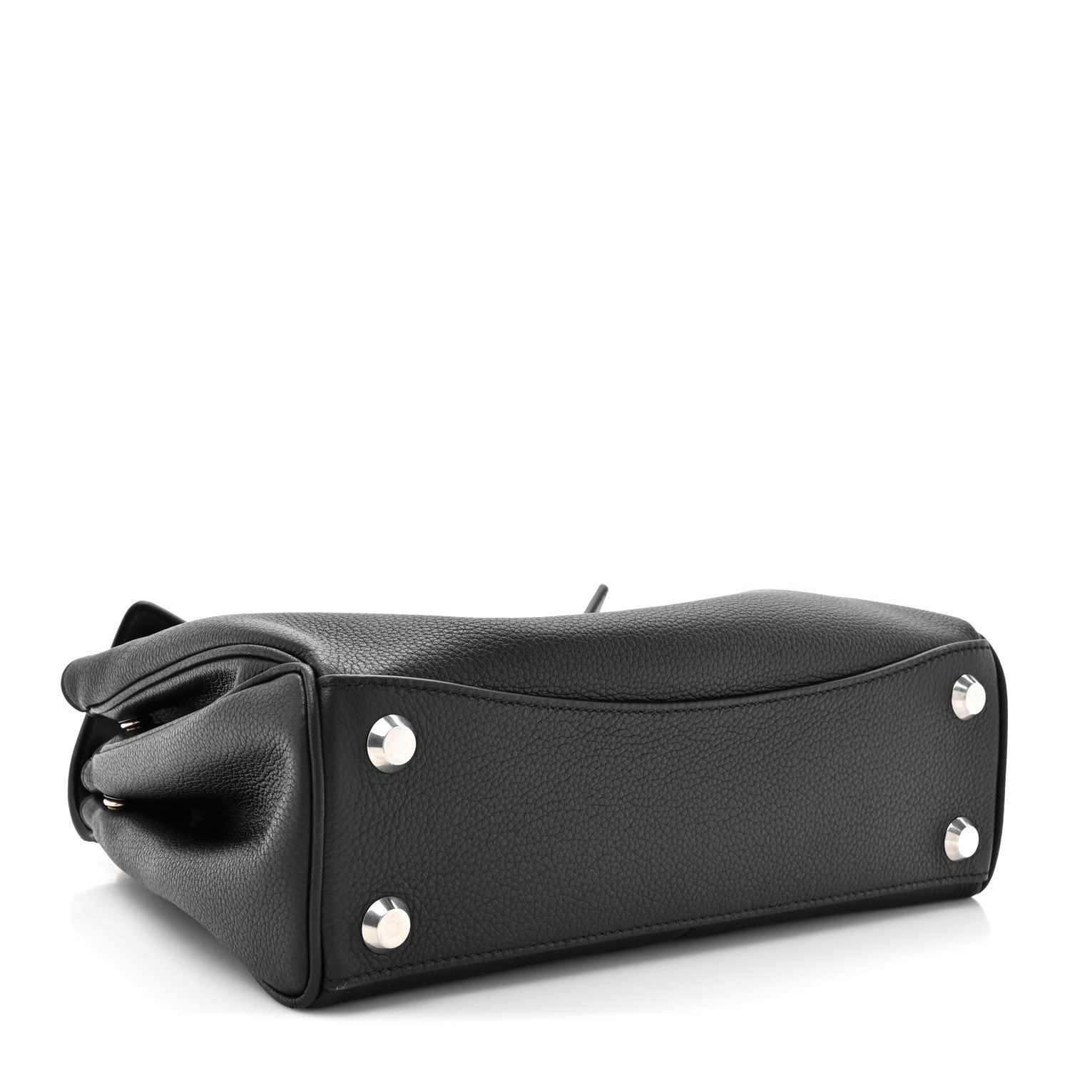 Balenciaga Grained Calfskin Small Rodeo Top Handle Handbag Black 4 of 10