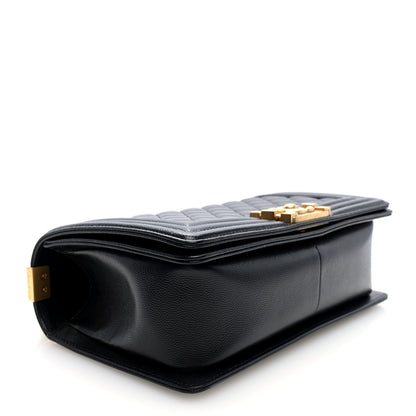 Chanel Caviar Quilted Medium Boy Flap Black 4 of 10