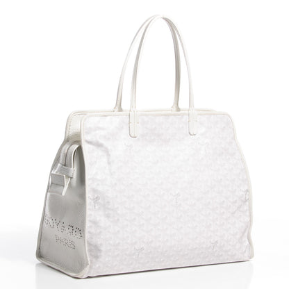 Goyard Goyardine Sac Hardy Pet Carrier PM White 3 of 9