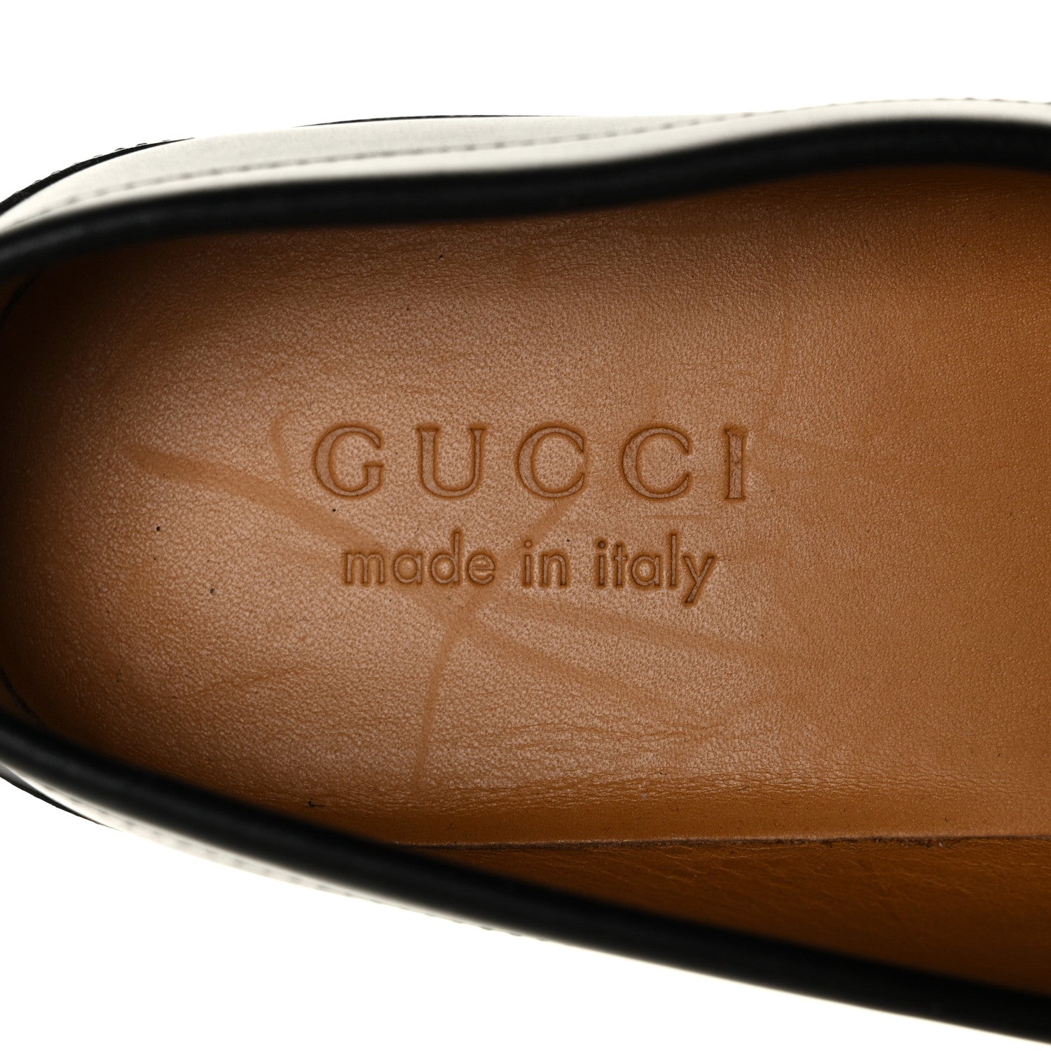 Gucci Cirano Lux Web Mens Horsebit Lug Sole Loafers 8.5 Black 7 of 9