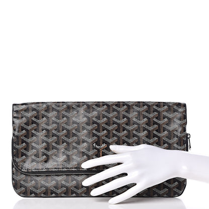 Goyard Goyardine Sainte Marie Soft Clutch Black 2 of 6