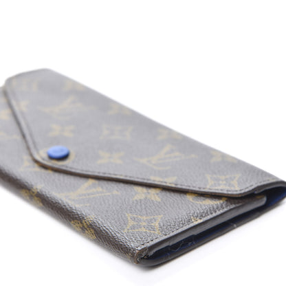 Louis Vuitton Monogram Josephine Wallet Blue 9 of 11