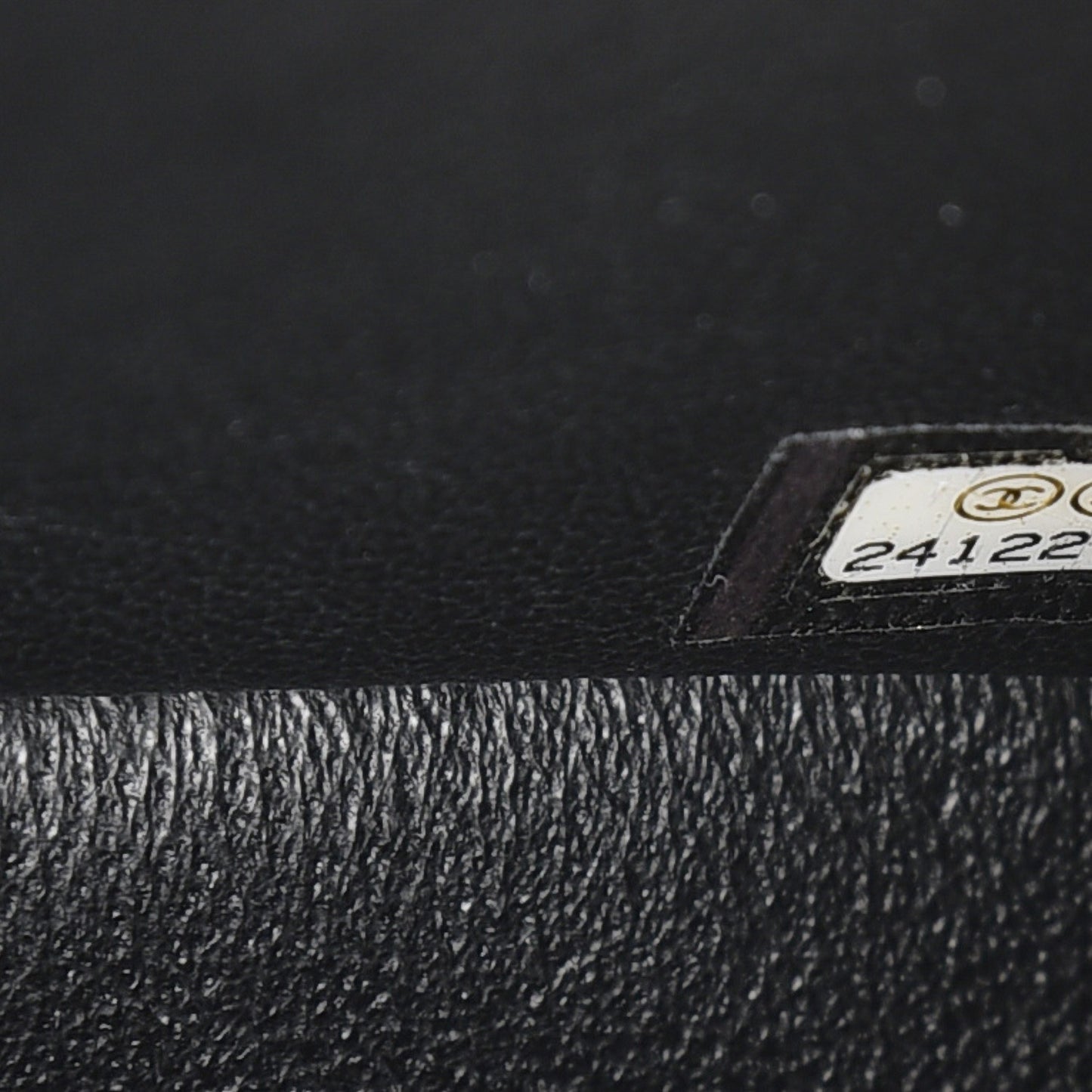 Lambskin Quilted Mini Square Flap Black