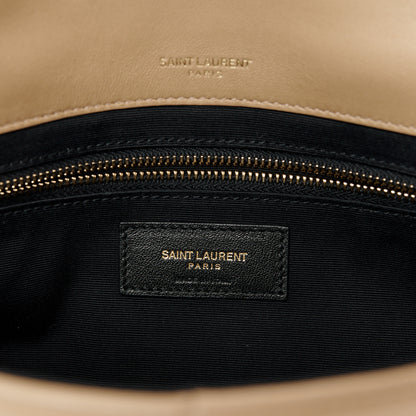 Saint Laurent Lambskin Patchwork Monogram Medium Jamie Beige 7 of 11