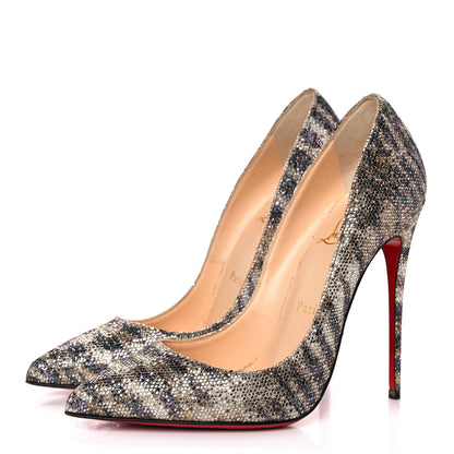 Christian Louboutin Glitter Sirene So Kate 120 Pumps 37.5 Gold 3 of 10