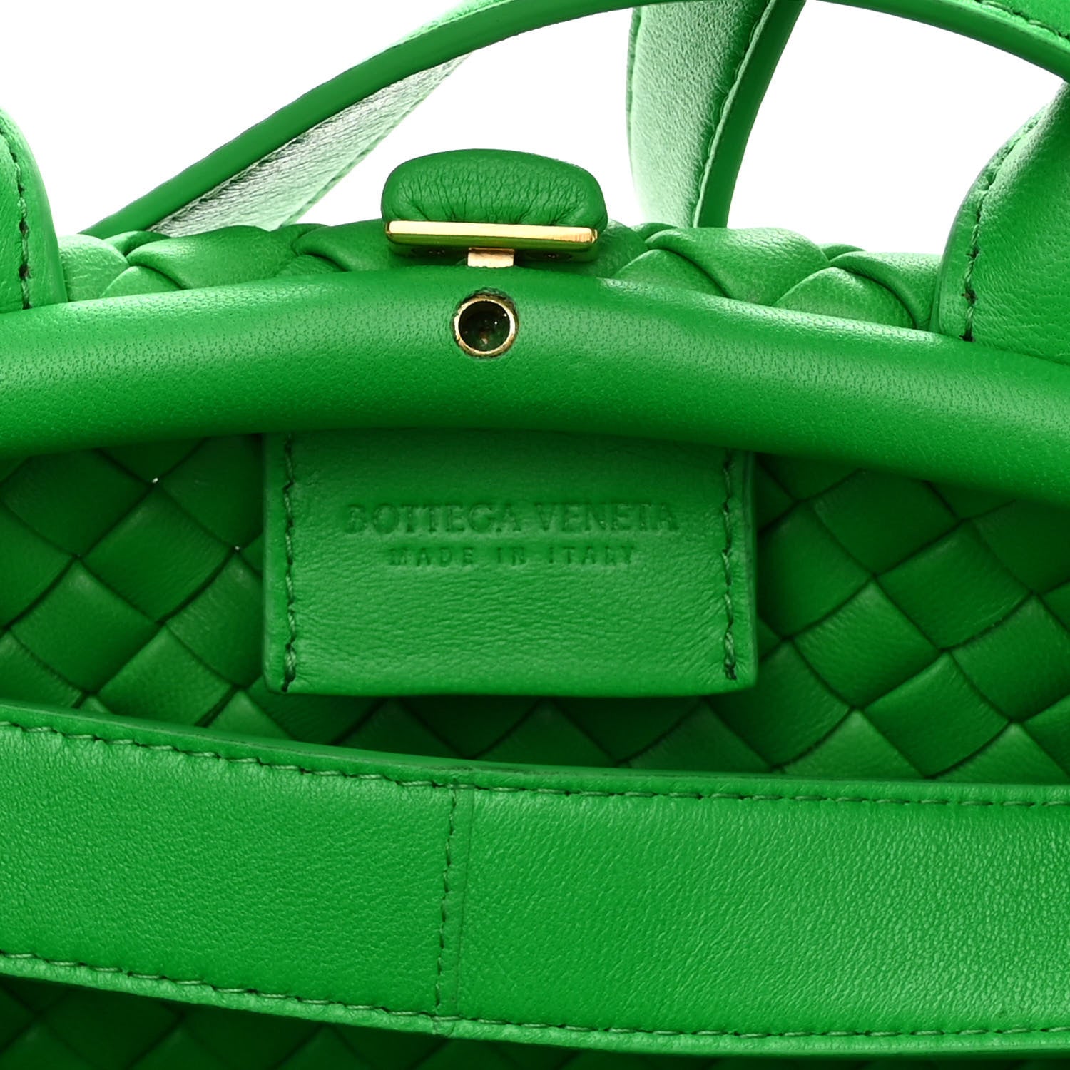 Bottega Veneta Nappa Intrecciato Small Handle Bag Parakeet 6 of 9