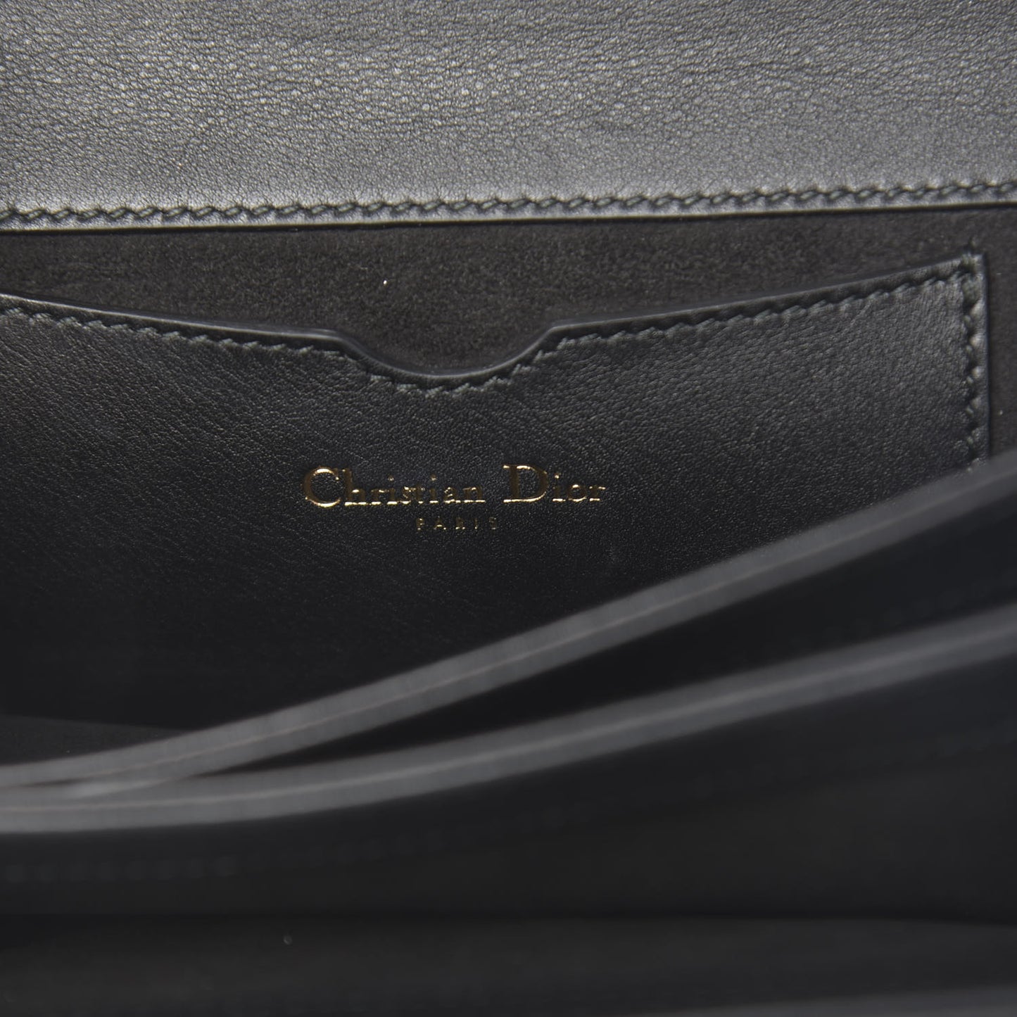 Sequin Suede Calfskin Logo Clutch Black Multicolor
