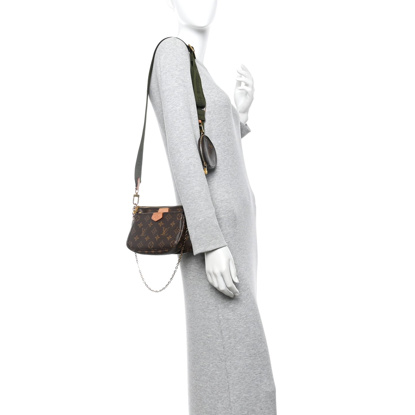 Monogram Multi Pochette Accessories Kaki
