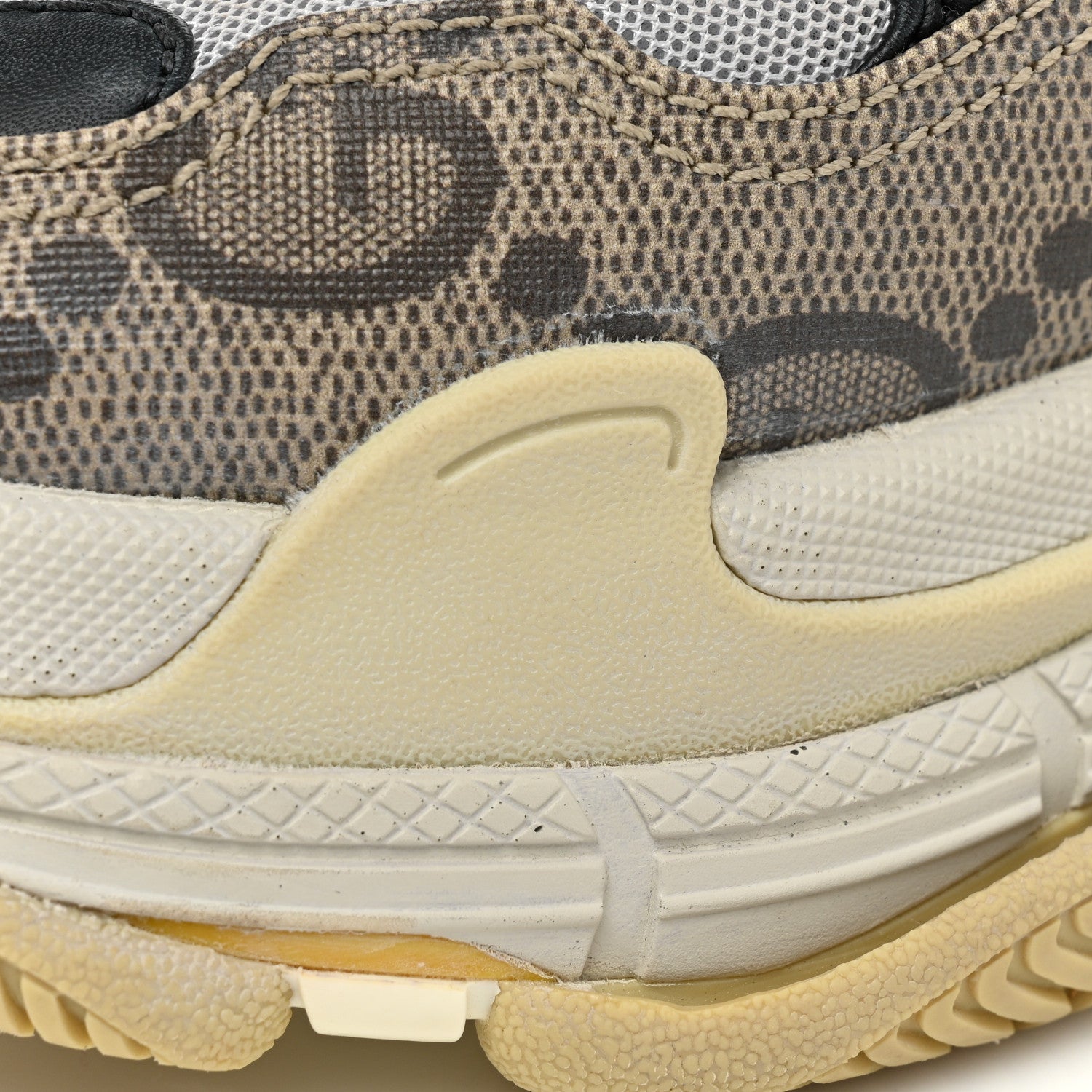 Balenciaga X GUCCI Maxi GG Supreme Monogram Womens Triple S Sneakers 38 Beige Ebony Black Green 12 of 12