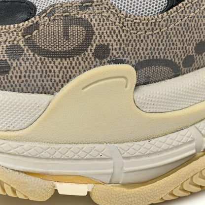 Balenciaga X GUCCI Maxi GG Supreme Monogram Womens Triple S Sneakers 38 Beige Ebony Black Green 12 of 12