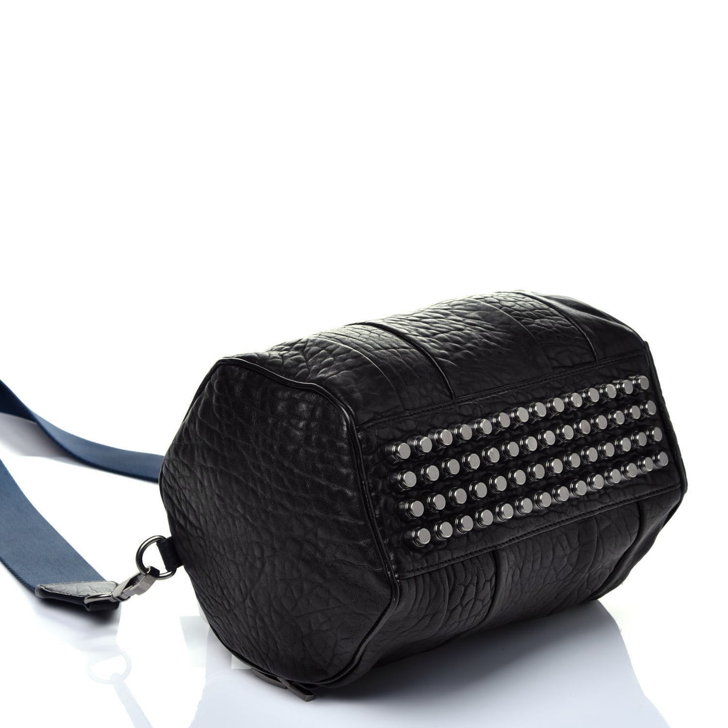 Pebbled Lambskin Rockie Black Nickel Hardware