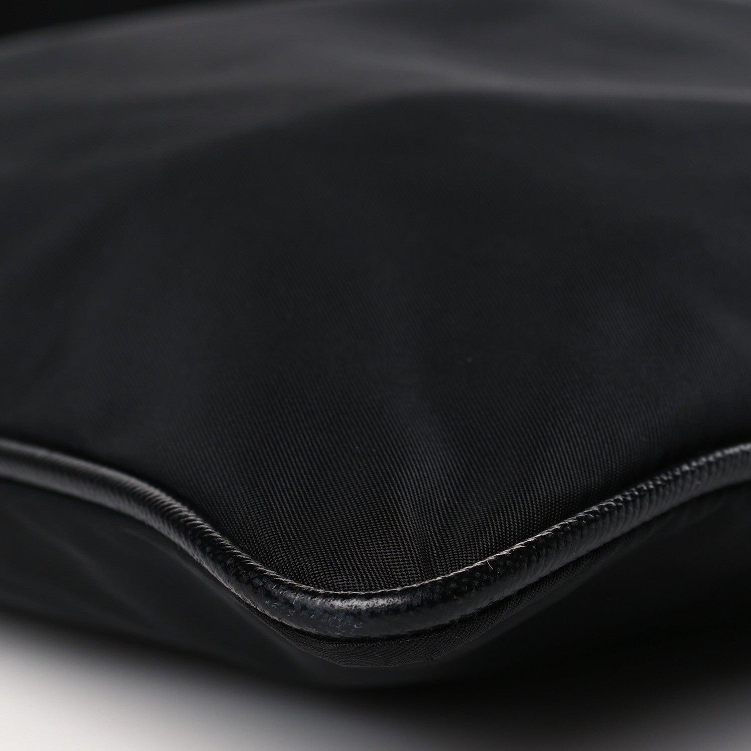 Prada Tessuto Nylon Flat Messenger Bag Black 7 of 8