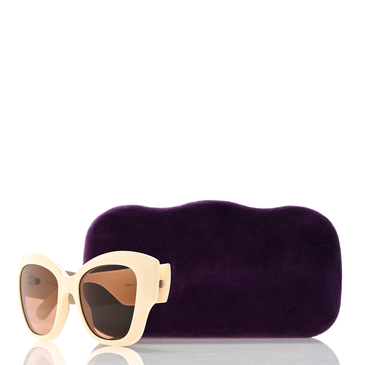 Acetate GG Butterfly Sunglasses GG0808S Ivory