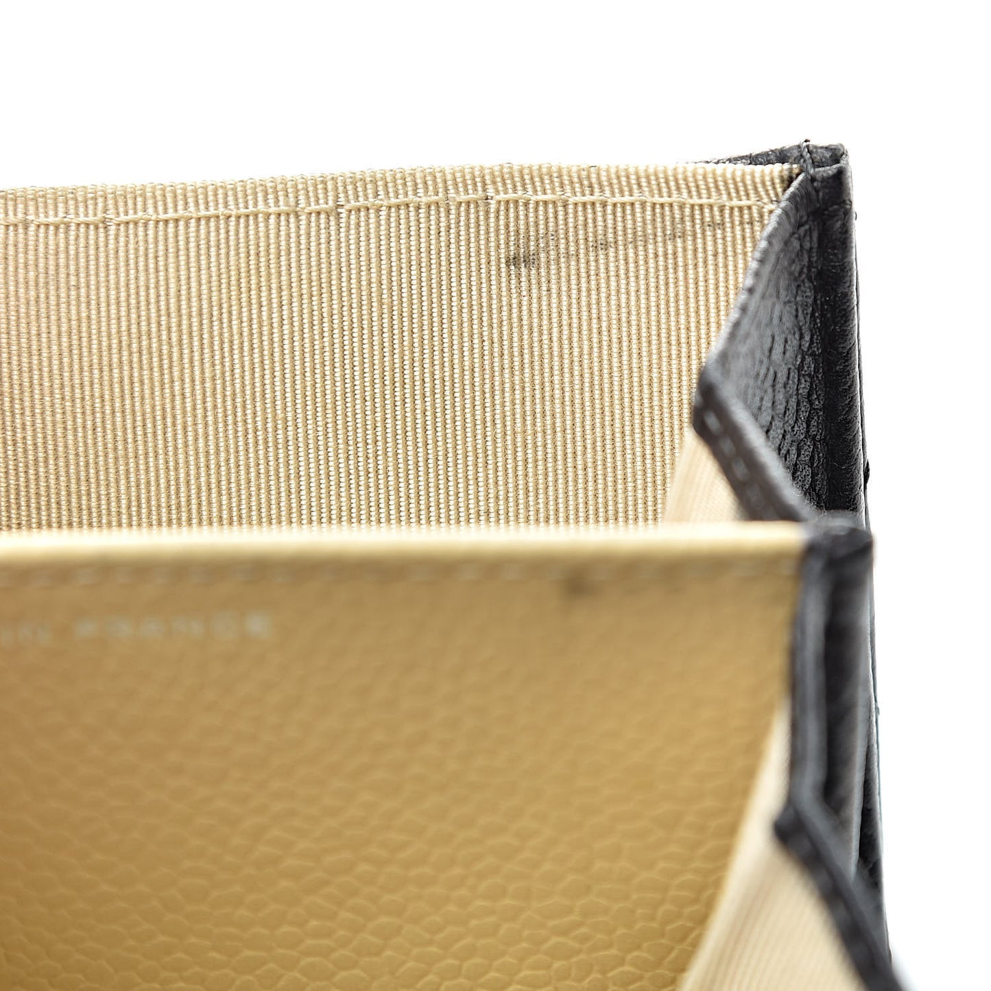 Caviar Quilted Flap Card Holder Black