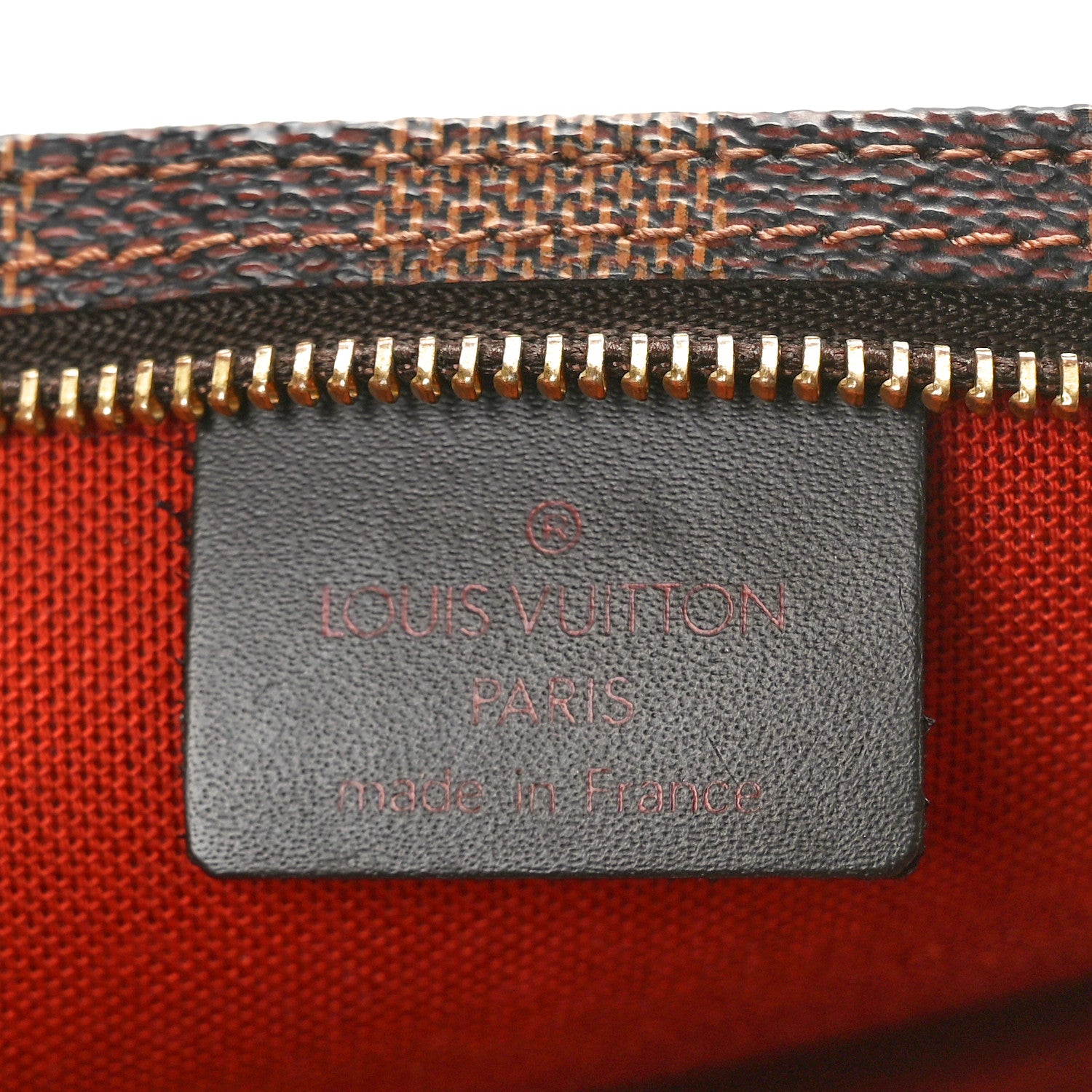 Louis Vuitton Damier Ebene Navona Pochette Accessories 6 of 9