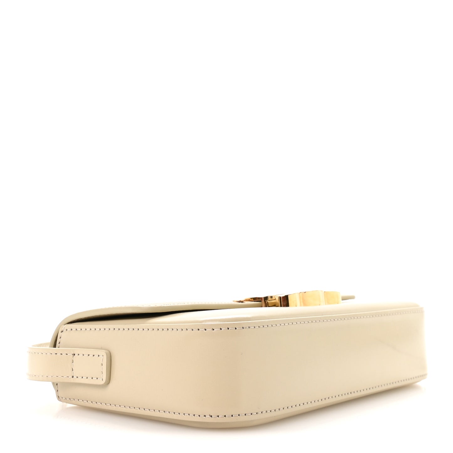 Natural Calfskin Triomphe Shoulder Bag Pampa