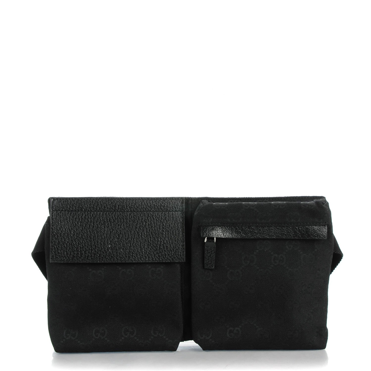 Gucci Monogram Belt Bag Black 1 of 7