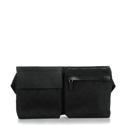 Gucci Monogram Belt Bag Black 1 of 7