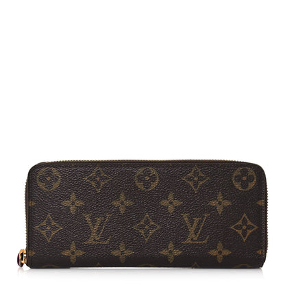 Louis Vuitton Monogram Clemence Wallet Fuchsia 1 of 13