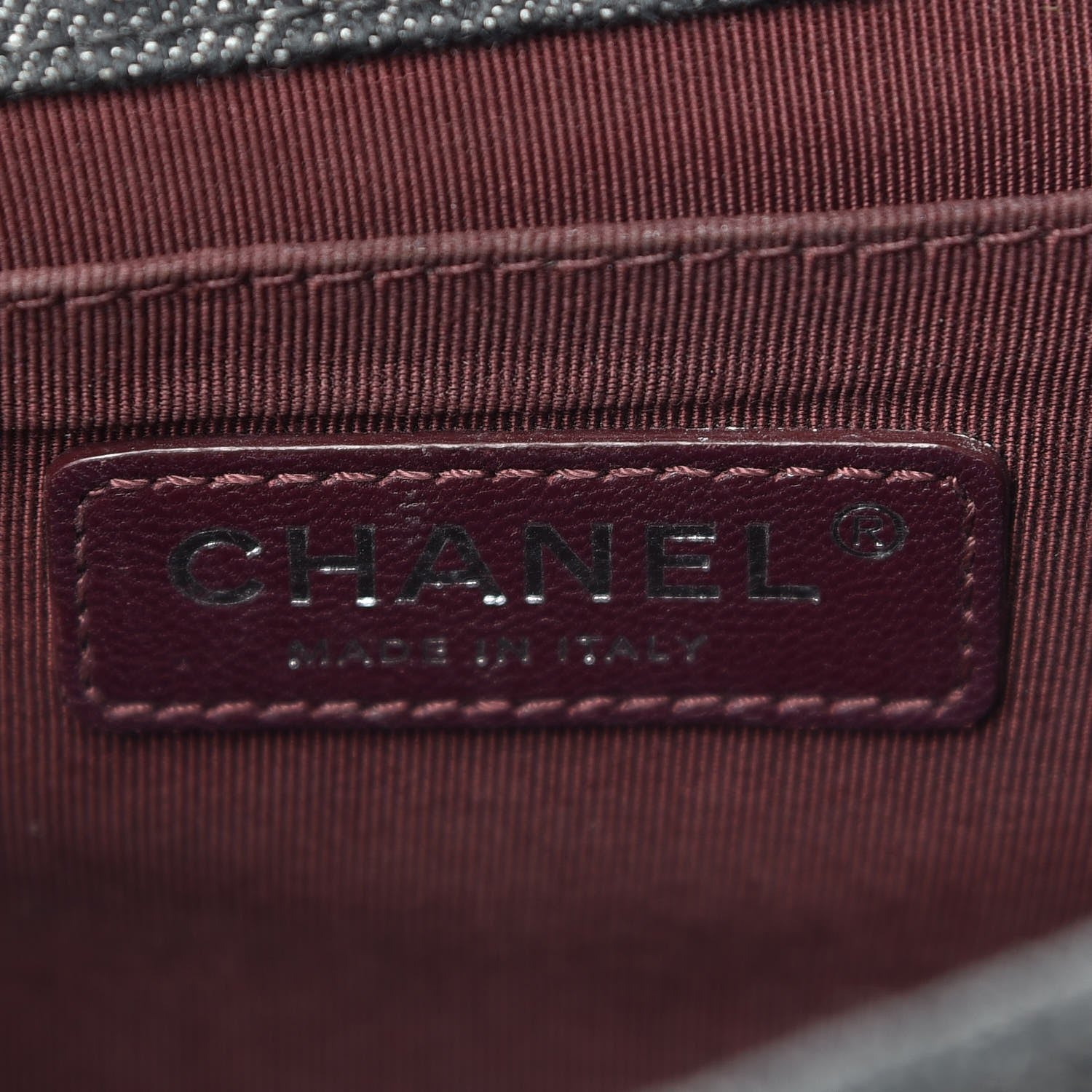 Chanel Denim Quilted Medium Boy Flap Black 7 of 8