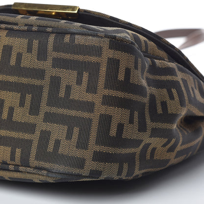Fendi Zucca Vitello Artic Small Messenger Bag Tobacco Castagna 11 of 11