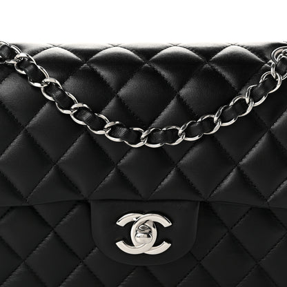 Chanel Lambskin Quilted Small Double Flap Black 8 of 10