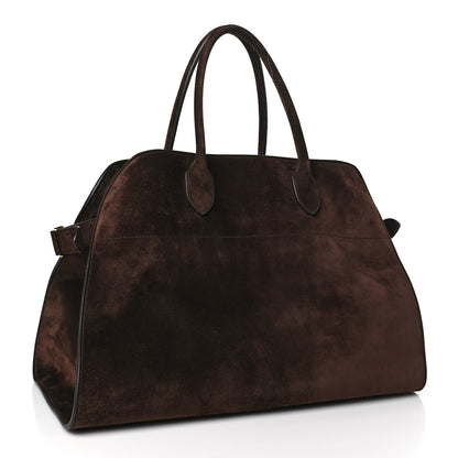 The Row Suede Soft Margaux 15 Mocha 3 of 8