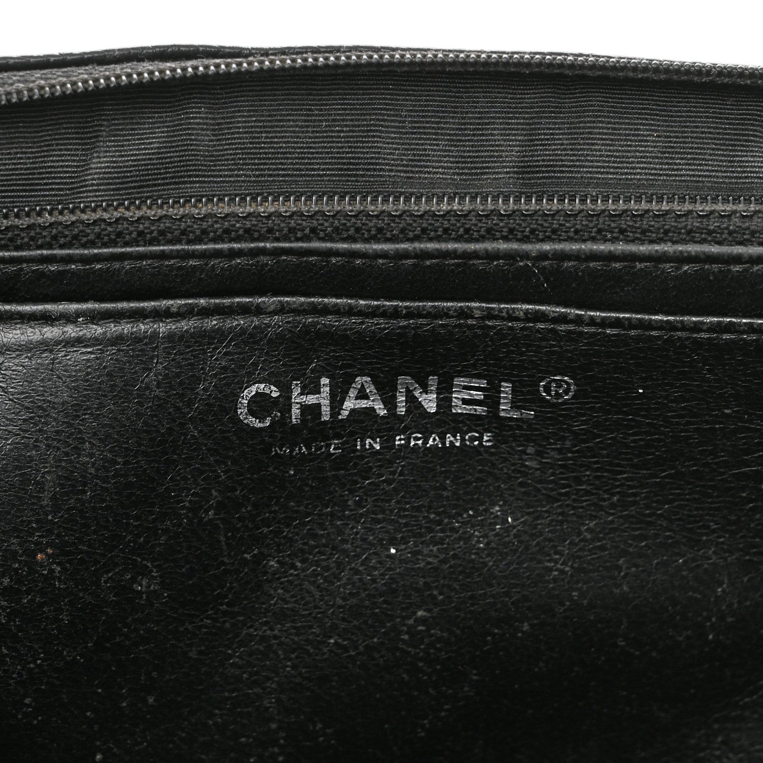 Chanel Caviar Quilted Jumbo Single Flap Bijoux Chain Black 6 of 12