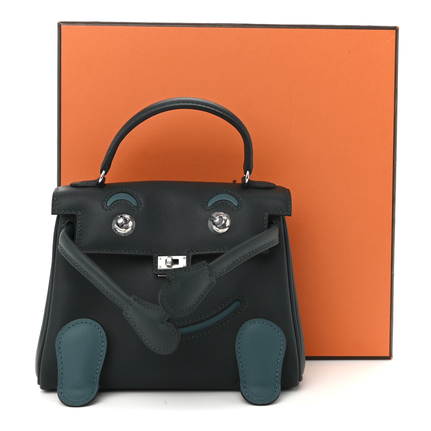 Hermes Swift Quelle Idole Kelly Doll Handbag Vert Cypress Vert Bosphore 21 of 21