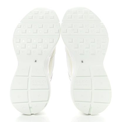 Gucci Soft Calfskin Womens Rhyton Sneakers 36 Ivory 5 of 9