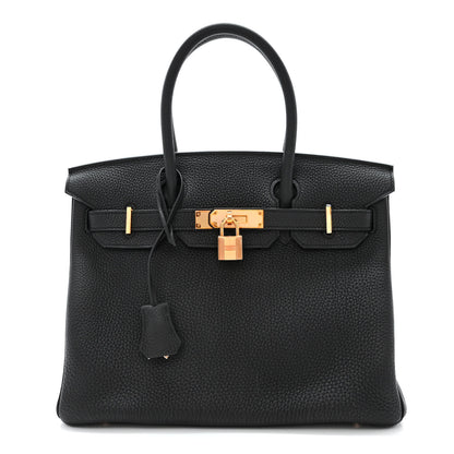 Hermes Togo Birkin 30 Black 1 of 12
