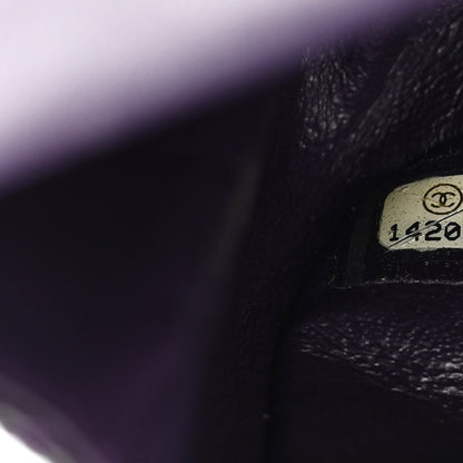 Chanel Distressed Patent Quilted 2.55 Reissue 225 Flap Purple 7 of 12
