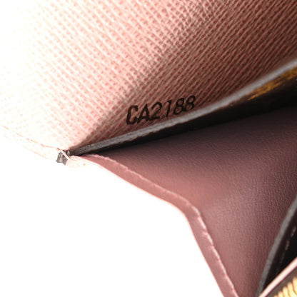 Louis Vuitton Monogram Emilie Wallet Rose Ballerine 14 of 14