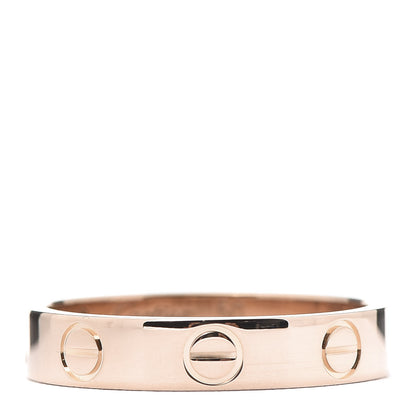 Cartier 18K Pink Gold 3.5mm LOVE Wedding Band Ring 50 5.25 1 of 4