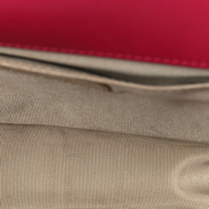 Chanel Lambskin Quilted Medium Chain Detail Boy Flap Fuchsia 12 of 13