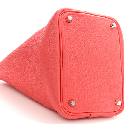 Hermes Taurillon Clemence Picotin Lock 18 PM Rose Jaipur 7 of 11