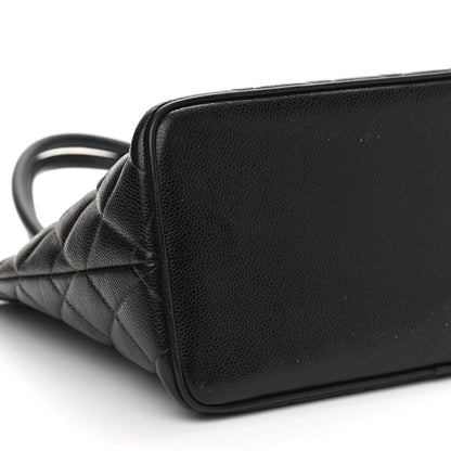 Chanel Caviar Quilted Medallion Tote Black 9 of 12