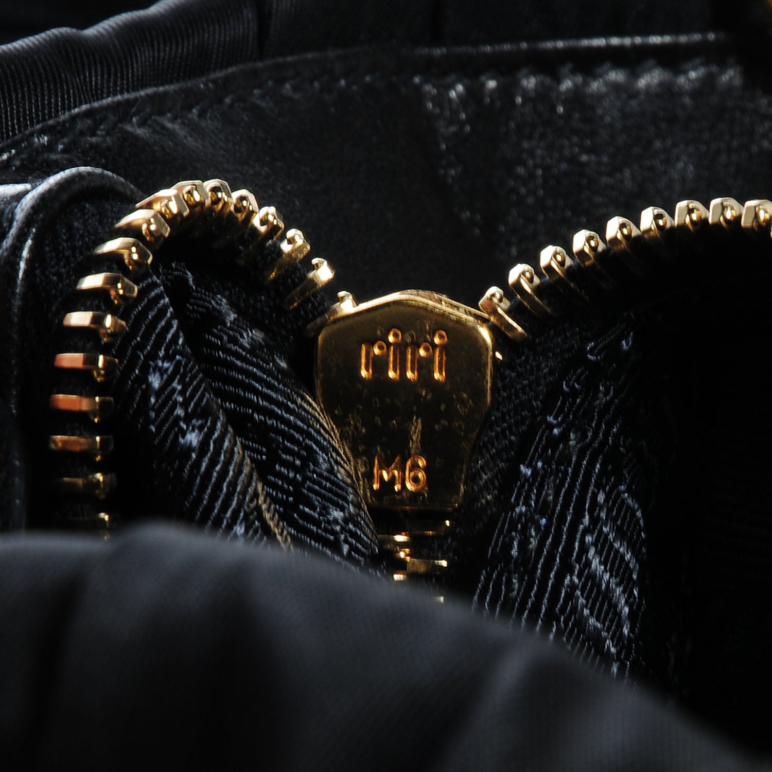 Prada Tessuto Nylon Gaufre Tote Nero Black 8 of 9