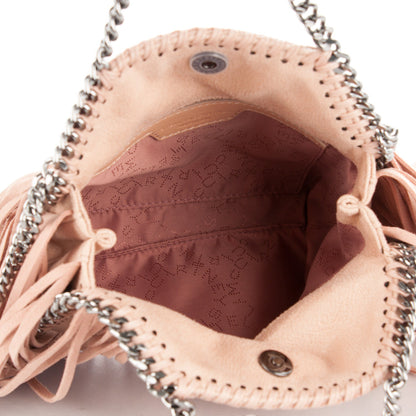 Stella McCartney Shaggy Deer Fringe Tiny Falabella Tote Powder 5 of 7