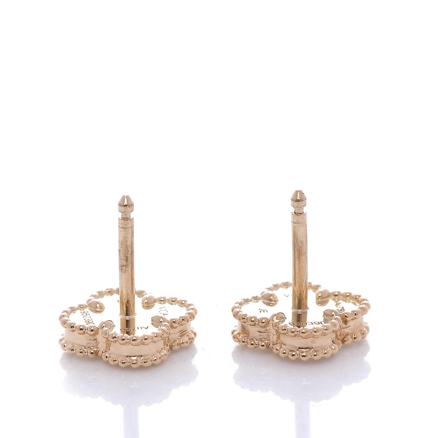 18K Yellow Gold Mother of Pearl Sweet Alhambra Earrings